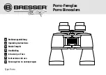 Bresser Junior Porro Operating Instructions Manual preview