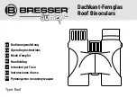 Bresser Junior Roof Operating Instructions Manual предпросмотр