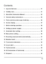 Preview for 19 page of Bresser Meteo Temp Instruction Manual