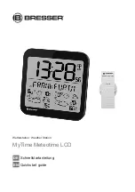 Предварительный просмотр 1 страницы Bresser MyTime Meteotime LCD Quick Start Manual