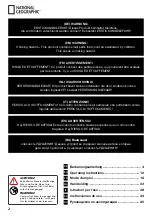 Preview for 2 page of Bresser National Geographic 91-19500 Operating Instructions Manual