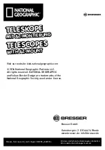 Preview for 60 page of Bresser NATIONAL GEOGRAPHIC TELESCOPES WITH AZ MOUNT Operating Instructions Manual