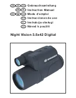 Предварительный просмотр 1 страницы Bresser Night Vision 3.5x42 Digital Instruction Manual