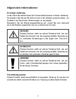 Предварительный просмотр 2 страницы Bresser Tendence 70-01100 Instruction Manual