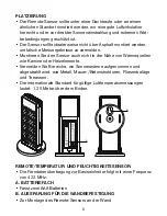 Предварительный просмотр 8 страницы Bresser Tendence 70-01100 Instruction Manual