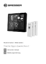 Bresser Thermo Hygro Quadro Neo C Instruction Manual preview