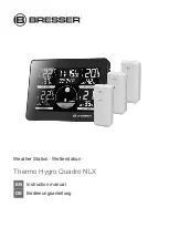 Bresser Thermo Hygro Quadro NLX Instruction Manual preview