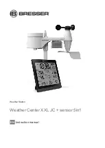 Bresser Weather Center XXL JC + sensor 5in1 Instruction Manual preview