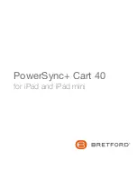 Bretford PowerSync+ Cart 40 User Manual preview