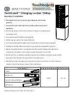 Bretford TechGuard Connect Assembly & Installation предпросмотр