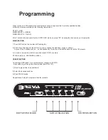 Предварительный просмотр 3 страницы Breva Sonic Machinery S720 MIDI switcher User Manual