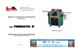 Preview for 1 page of Brevetti Motta PRISMATIC E Instruction Manual And Maintenance