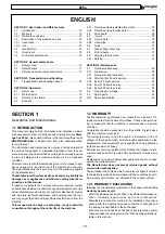 Preview for 15 page of breviglieri b55s Operating And Maintenance, Spare Parts