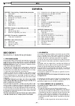 Preview for 42 page of breviglieri b55s Operating And Maintenance, Spare Parts