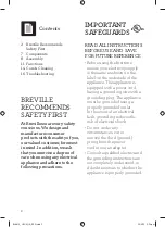 Preview for 2 page of Breville 3X Bluicer Pro Instruction Book