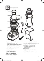 Предварительный просмотр 7 страницы Breville 3X Bluicer Pro Instruction Book