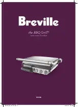 Предварительный просмотр 1 страницы Breville 800GR Instruction Booklet