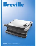 Breville AdjustaGrill & Press BGR250 Manual preview