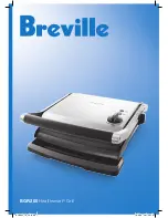 Preview for 1 page of Breville AdjustaGrill BGR200 Manual