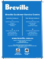 Preview for 24 page of Breville AdjustaGrill BGR200 Manual