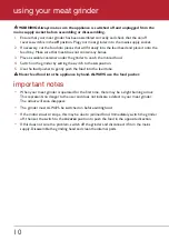 Preview for 10 page of Breville Antony Worrall Thompson MG1 Manual