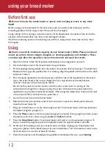 Preview for 12 page of Breville Antony Worrall Thompson VBM006 Manual