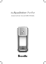 Preview for 1 page of Breville AquaStation LWA063WHT Instruction Book