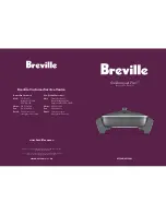 Preview for 1 page of Breville Avance BEF200 Instruction Booklet
