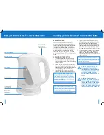 Preview for 4 page of Breville Avance BKE200 Instructions Manual