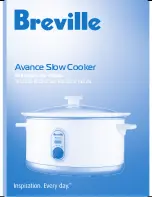 Breville Avance BSC300 Instructions And Recipes Manual предпросмотр