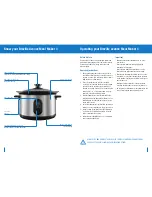 Preview for 4 page of Breville Avance Meal Maker 3 BSC100 Instructions Manual