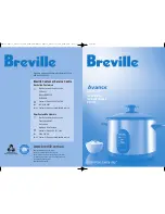 Preview for 1 page of Breville Avance Rice Duo 2 BRC350 Instructions Manual