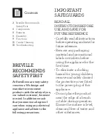 Preview for 2 page of Breville Bambino Plus BES500 Instruction Book