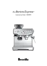 Предварительный просмотр 1 страницы Breville Barista Express BES870BSS Instruction Book