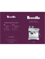 Предварительный просмотр 1 страницы Breville Barista Express BES870XL Instruction Booklet