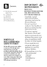 Preview for 2 page of Breville Barista Touch Instruction Book