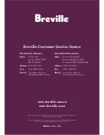 Preview for 1 page of Breville BBL100 the Light & Mighty Instruction Booklet