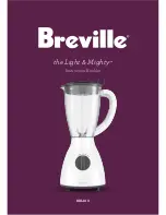 Preview for 2 page of Breville BBL100 the Light & Mighty Instruction Booklet