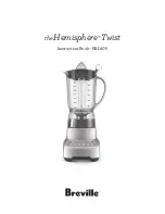 Предварительный просмотр 1 страницы Breville BBL405 Instruction Book