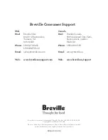 Preview for 36 page of Breville BBL605 Instruction Book