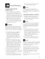 Preview for 21 page of Breville BBM400 Instruction Book