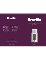 Breville bcg300 Instruction Booklet preview