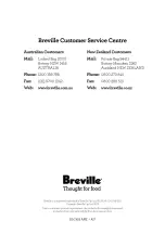 Preview for 22 page of Breville BDC455 Instruction Book