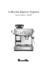 Предварительный просмотр 1 страницы Breville BES876 Instruction Book