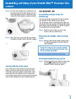 Preview for 11 page of Breville BFP300 Instructions Manual