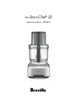 Breville BFP660 Sous Chef 12 Instruction Book preview