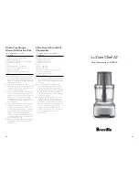 Предварительный просмотр 15 страницы Breville BFP660 Sous Chef 12 Instruction Book