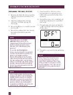 Preview for 10 page of Breville BGR820 Instruction Booklet