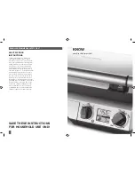 Предварительный просмотр 4 страницы Breville BGR820XL Instruction Booklet