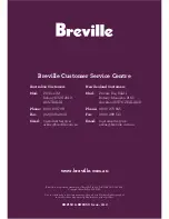 Breville BHP150 Instruction Booklet preview